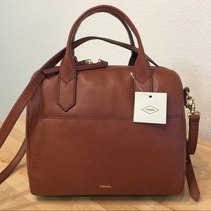 Fossil Fiona Leather Satchel